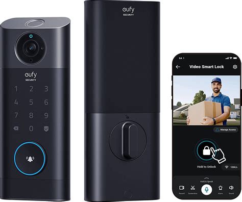 Greenwich Matte Black Encode <strong>Smart</strong> Wi-Fi Deadbolt with Alarm and Entry. . Eufy video smart lock